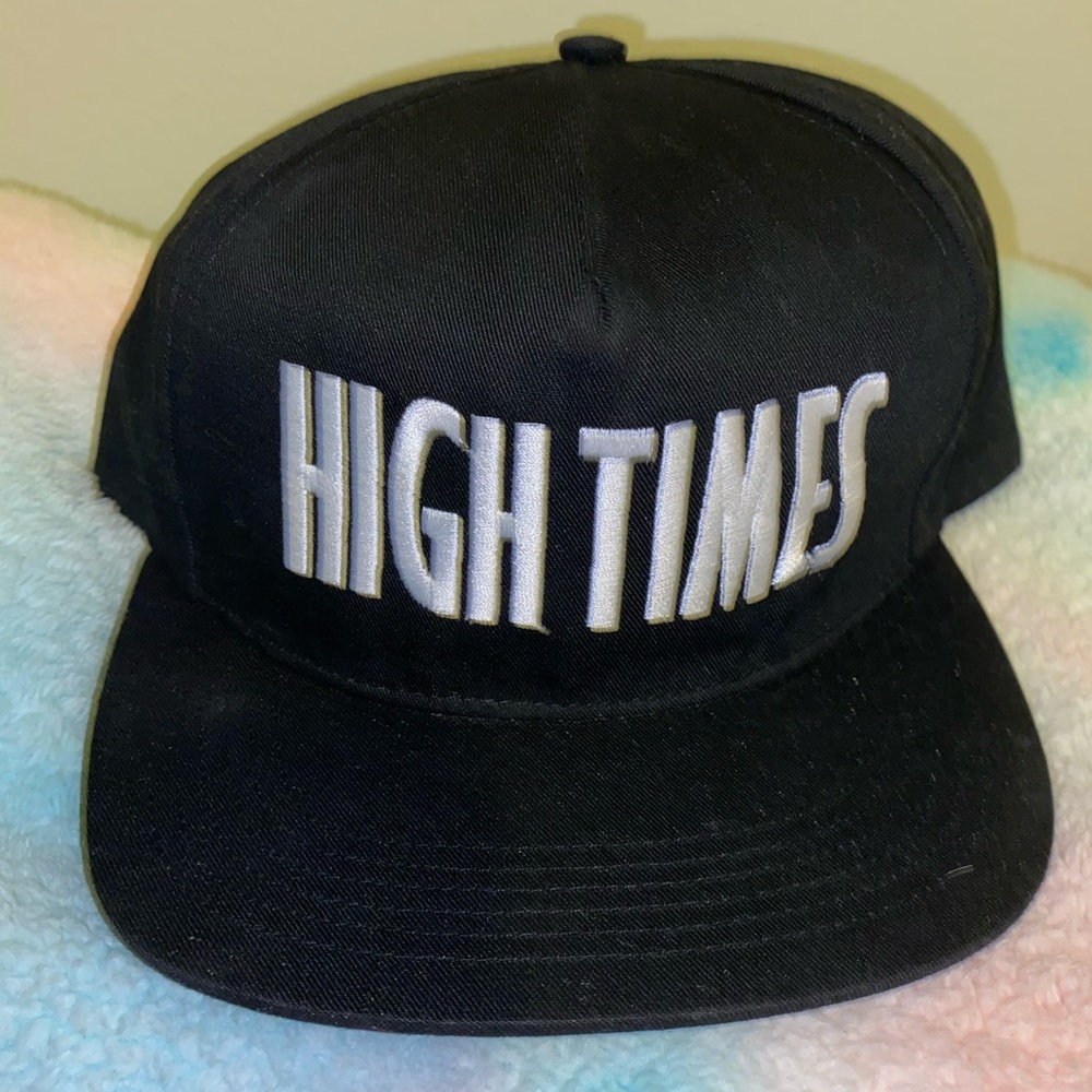 Huf x High Times Vintage Black Snapback Adjustable Cap